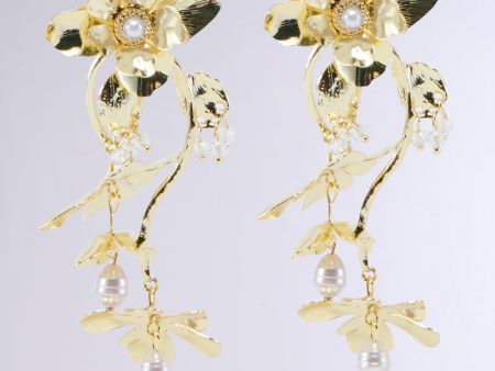 BLOOM WITH ME DANGLE EARRING Hot on Sale