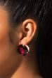 BIG RED EARRING Hot on Sale