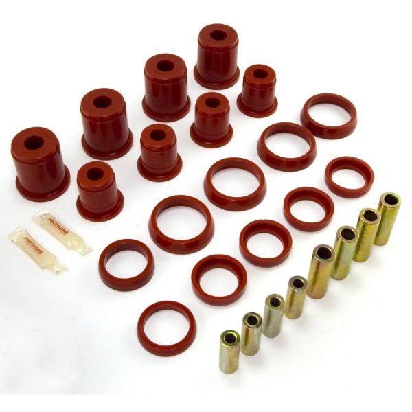 Rugged Ridge Control Arm Bushing Kit Front Red 97-06TJ 18362.03 Fashion