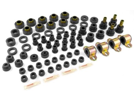 Rugged Ridge Total Bushing Kit Black 80-86 Jeep CJ5 & CJ7 Sale