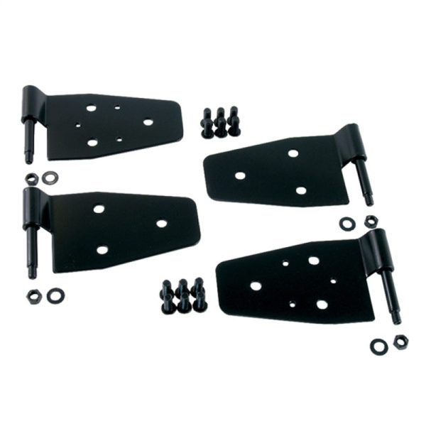 Rugged Ridge 87-06 Jeep Wrangler Black Door Hinge Kit Sale