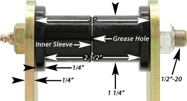 RockJock YJ HD Leaf Spring Shackles Rear w  Urethane Bushings HD Greasable Bolts Pair Hot on Sale