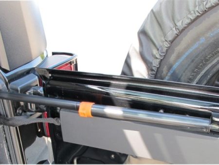 Rampage 2007-2010 Jeep Wrangler(JK) Rear Door Heavy Duty Gas Strut - Black For Sale