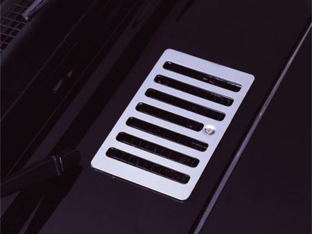 Rugged Ridge 98-06 Jeep Wrangler TJ Stainless Steel Cowl Vent Cover Supply