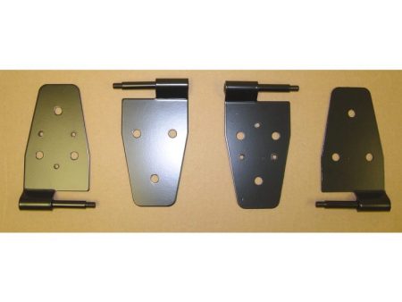 Rugged Ridge 87-06 Jeep Wrangler Black Door Hinge Kit Sale