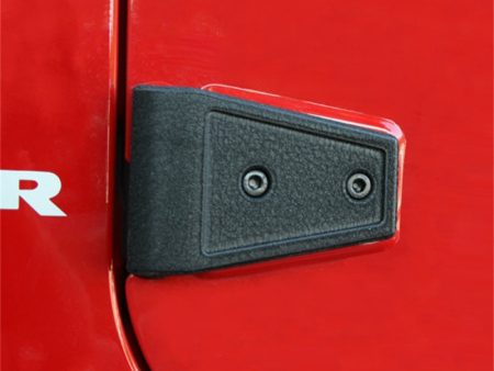 Rugged Ridge 07-18 Jeep Wrangler Textured Black Door Hinge Cover Kit Online now