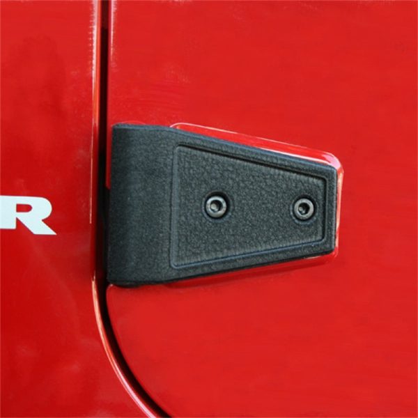 Rugged Ridge 07-18 Jeep Wrangler Textured Black Door Hinge Cover Kit Online now