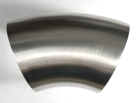 Stainless Bros 2.25in SS304 45 Degree Elbow - 1D 2.25in CLR - No Leg Online now