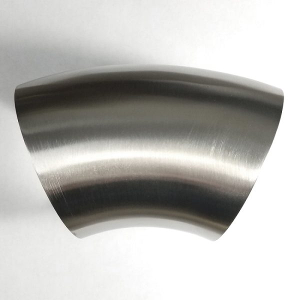 Stainless Bros 2.25in SS304 45 Degree Elbow - 1D 2.25in CLR - No Leg Online now