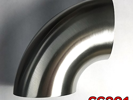 Stainless Bros 3.5 in SS321 90 Deg Elbow - 1D   3.5in CLR - 16GA   .065in - No Leg Online Sale