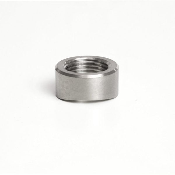 Stainless Bros M18x1.5 O2 Sensor Bung 2.75in to 5in Tubing on Sale