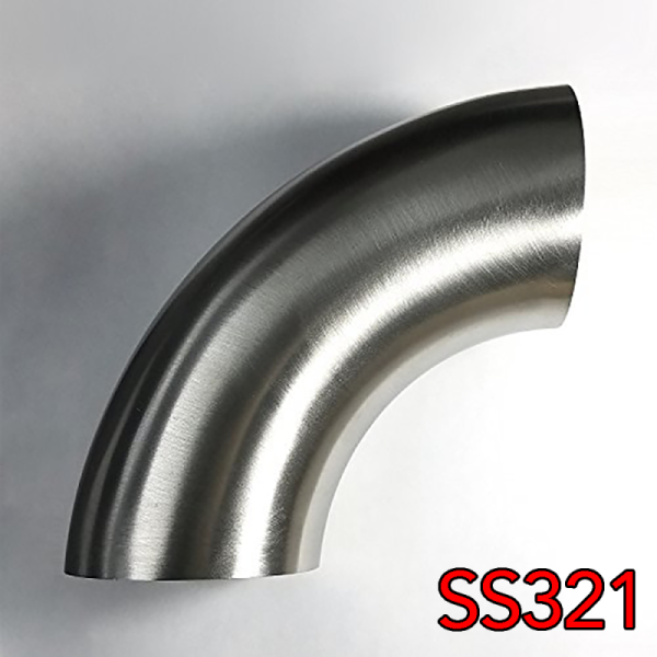 Stainless Bros SS Elbow LR1.88in SS321 90 Degree Mandrel Bend Elbow 1.5D - 16GA .065in Wall - No Leg Discount