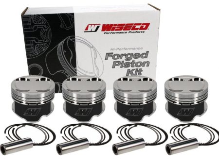 Wiseco Toyota 3SGTE 4v Dished -6cc Turbo 86mm Piston Shelf Stock For Discount