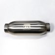 Stainless Bros 5in Body x 12.0in Length 3.50in Inlet Outlet Bullet Resonator Online now