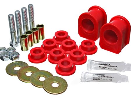 Energy Suspension 05-07 Ford Mustang Red Rear Sway Bar Frame Bushings (Must Reuse All Metal Parts) Sale