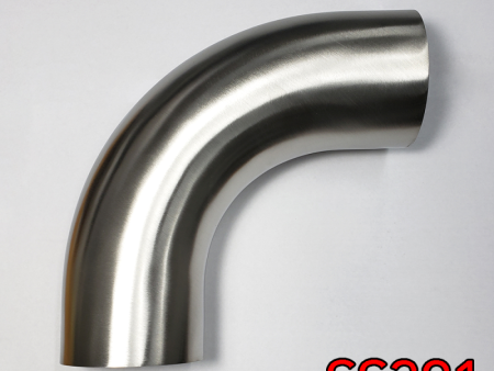 Stainless Bros 2.5in SS321 90Deg Elbow 1.5D 3.75in CLR - 16GA .065in w Leg Online now