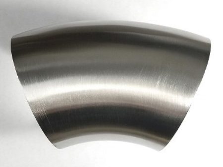 Stainless Bros 1.50in Diameter 1.5D   2.25in CLR 45 Degree Bend No Leg Mandrel Bend Supply