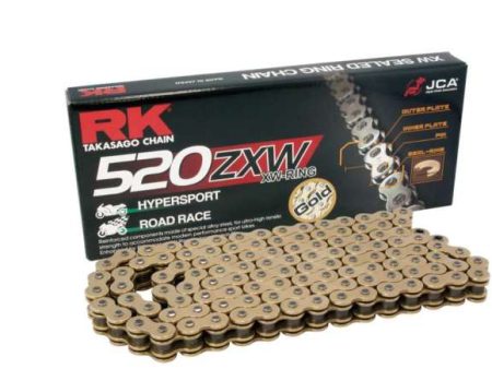 RK Chain GB520ZXW-100FT XW-Ring - Gold Discount