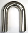 Stainless Bros 2.25in Diameter 1.5D   3.375in CLR 180 Degree Bend 6in Leg   6in Leg Mandrel Bend Online Sale