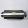 Stainless Bros 2.50in x 17in OAL Lightweight Muffler - Matte Finish Cheap