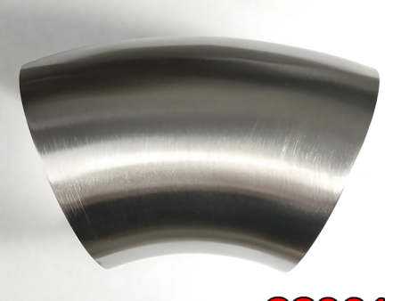 Stainless Bros SS321 1.625in 45 Deg Mandrel Bend Elbow - 1.5D Radius 16GA .065in Wall (No Leg) Fashion